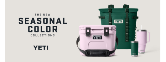 YETI’s Newest Colors: Black Forest Green & Cherry Blossom Pink