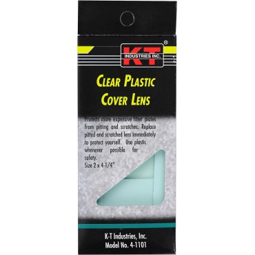 K-T Industries 4-1101 2X4 CLEAR PLASTIC LENS