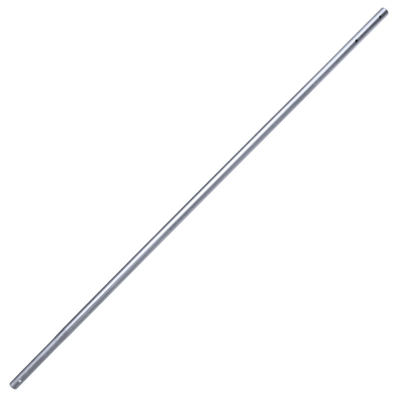 Kraft Tools CC336 6' Anodized Aluminum Swaged Button Handle - 1-3/8" Diameter (Silver)
