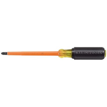 Klein 603-4-INS Insulated Number 2 Phillips Round-Shank Screwdriver