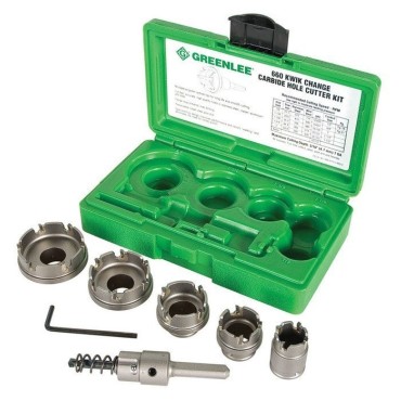 Greenlee 660 Quick Change Carbide Cutter Set