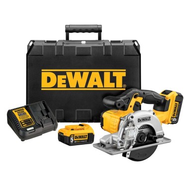 DEWALT 20V Max 5-1/2" Metal Cutting Circular Saw Kit DCS373P2