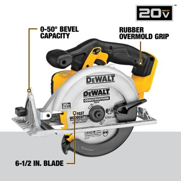 DEWALT 20V Max 6-1/2" Circular Saw DCS391B