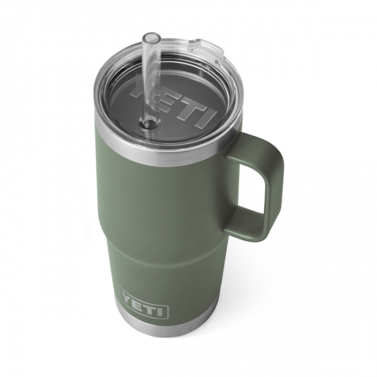  YETI Rambler 25 oz Straw Mug, Vacuum Insulated, Stainless  Steel, High Desert Clay: Home & Kitchen