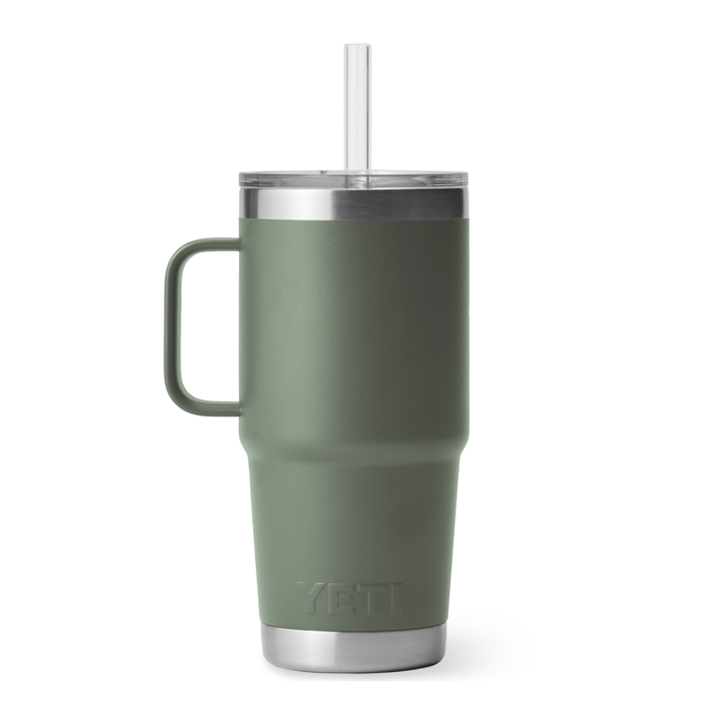 YETI Rambler 25 oz Straw Mug Camp Green