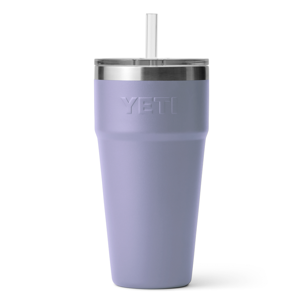 YETI Rambler 26 oz Straw Cup Cosmic Lilac