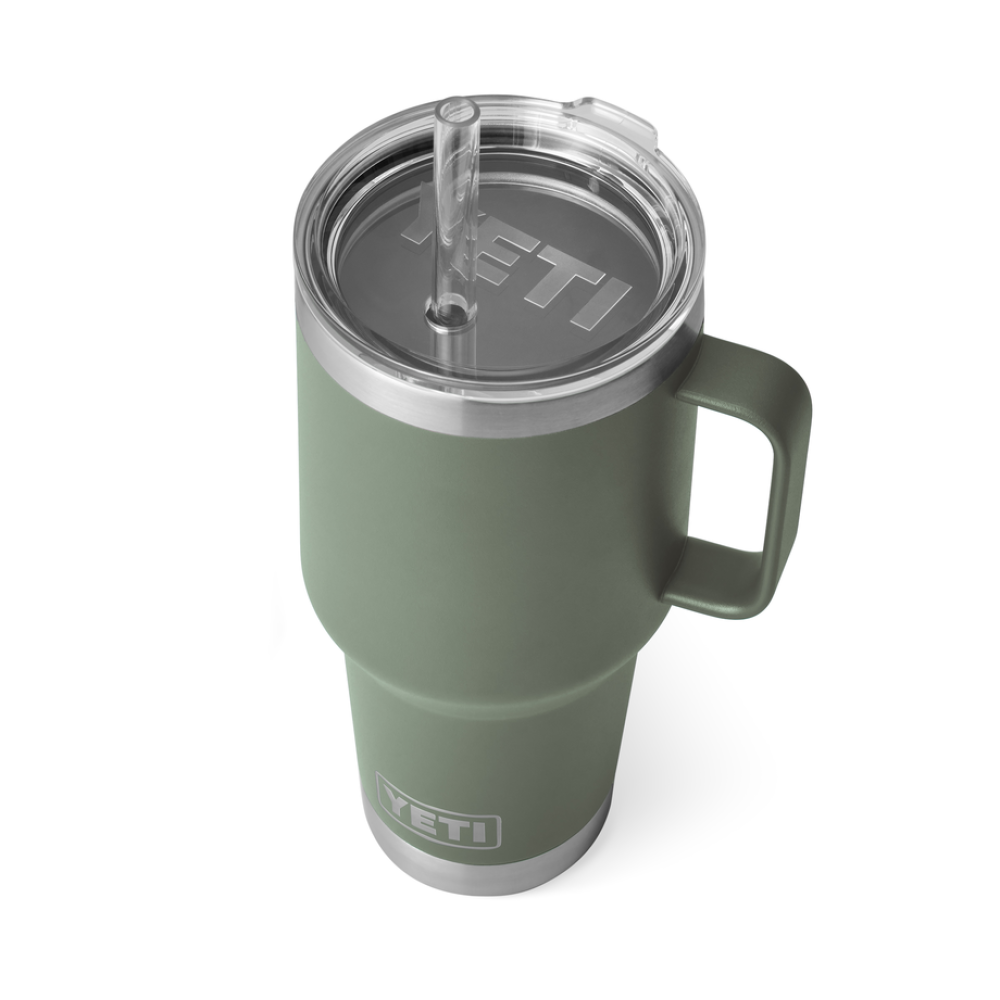 YETI Rambler 35 oz Straw Mug Camp Green