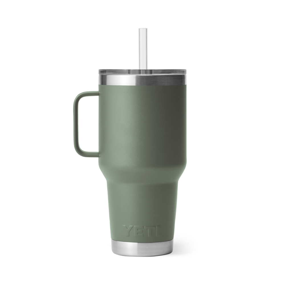 YETI Rambler 35 oz Straw Mug Camp Green