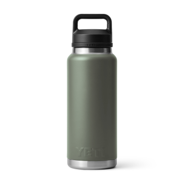 Yeti Rambler 36 Oz Bottle with Chug Cap Camp Green