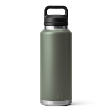 Yeti Rambler 46 Oz Bottle with Chug Cap Camp Green