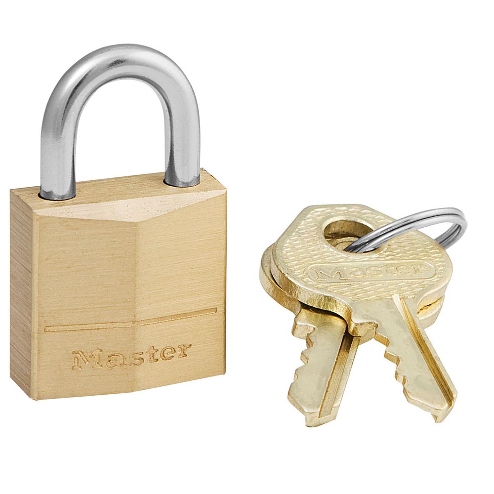 Wylaco Supply  Master Lock 120D KD SOLID BRASS PADLOCK