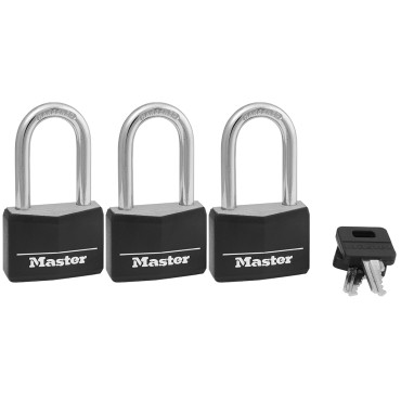 Master Lock 141TRILF 3PK 1-9/16 PADLOCK   
