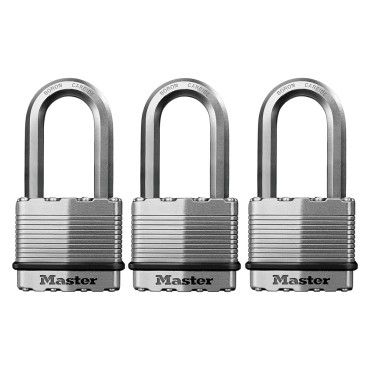 Master Lock M5XTRILH 3PK 2 LAM PADLOCK