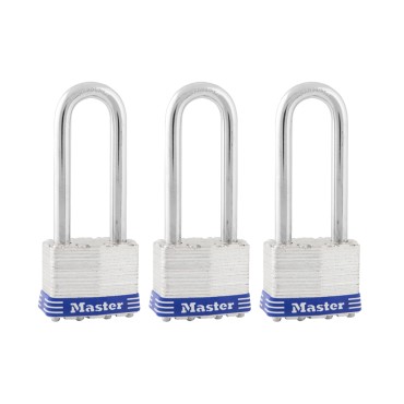 Master Lock 1TRILJ 1-3/4 3PK LAM PADLOCK