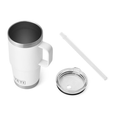 YETI Rambler 25 oz Straw Mug White