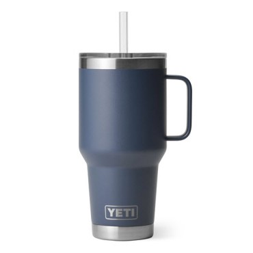 YETI Rambler 35 oz Mug with Straw Lid Navy