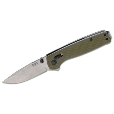 SOGTM1022 Terminus XR G10 Folding Knife, OD Green