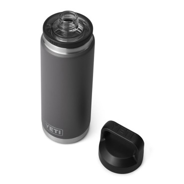 YETI Rambler Bottle 26 oz Charcoal with Chug Cap