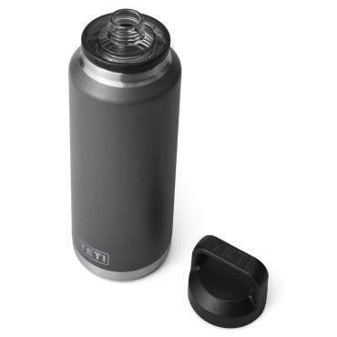 Yeti Rambler Bottle 46 oz Charcoal with Chug Cap