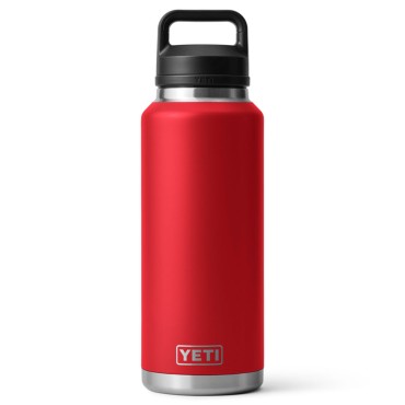 Yeti Rambler Bottle 46 oz Rescue Red with Chug Cap