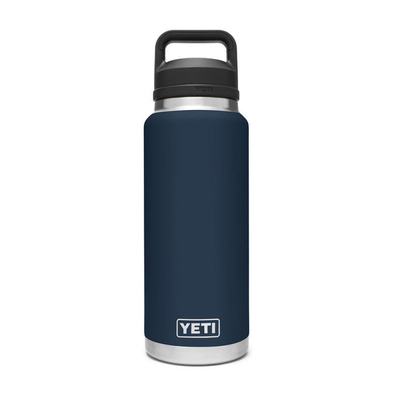 YETI Rambler Bottle 36 Oz Navy with Chug Cap