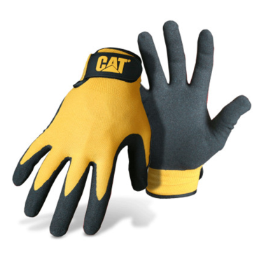 Boss MFG CAT017416J YLW NYLN NITR GLOVE