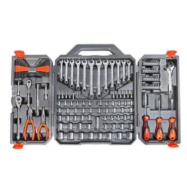 Crescent 150 Pc. 1/4" & 3/8" Drive 6 Point SAE/Metric Professional Tool Set