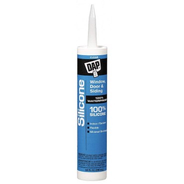 DAP  08641 CLEAR SILICONE WINDOW & DOOR SEALANT