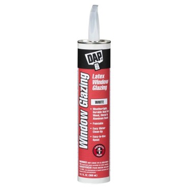 DAP 12049 10.1oz WH LATEX WINDOW GLAZING