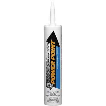 DAP  18700 10.1oz WHITE POWER POINT 100 CAULK