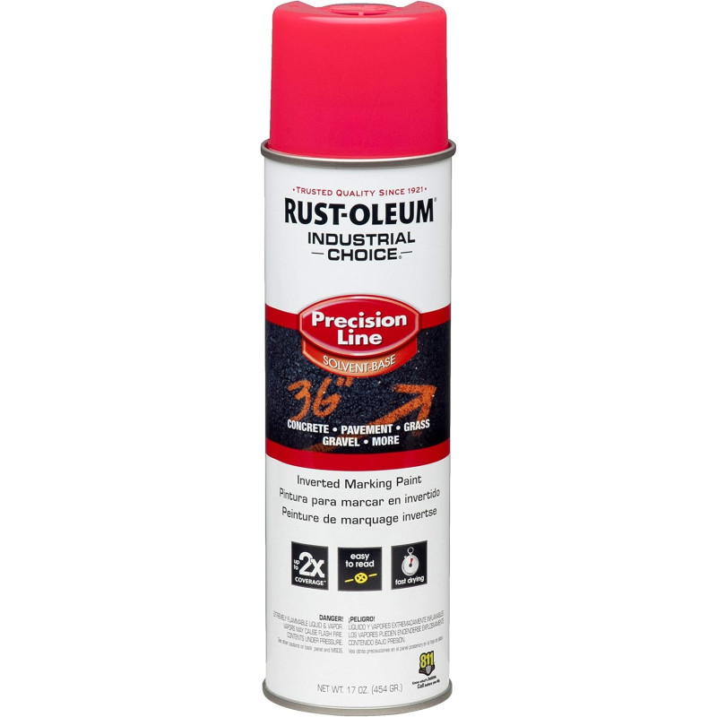 Rust-Oleum 1661838 Fluorescent Pink Marking Paint