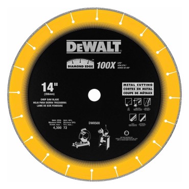 DEWALT 14" Diamond Edge Chop Saw Blade