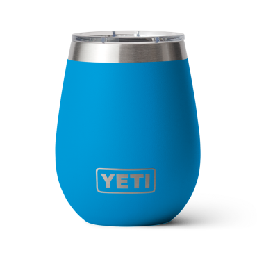 Yeti Rambler 10 oz Wine Tumbler Big Wave Blue