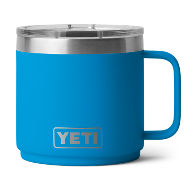 Yeti Rambler 14 oz. Stackable Mug 2.0 Big Wave Blue