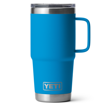 YETI Rambler 20 oz Travel Mug with Stronghold Lid Big Wave Blue