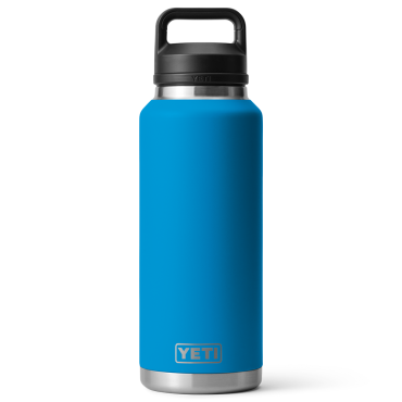 Yeti Rambler 46 Oz Bottle with Chug Cap Big Wave Blue