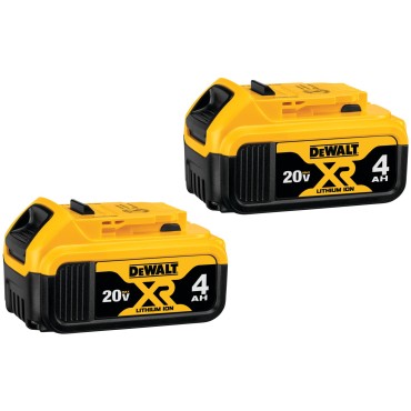 DEWALT 20V MAX* XR® 4Ah Battery (2 Pack) DCB204-2