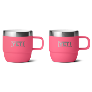 Yeti Rambler 6 oz Stackable Espresso Mugs Tropical Pink