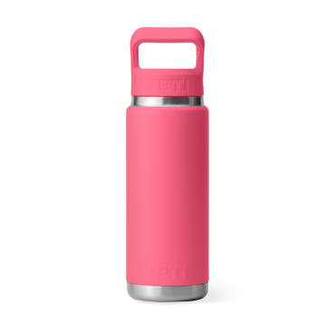 YETI Rambler 26 Oz Bottle with Straw Cap Tropical Pink