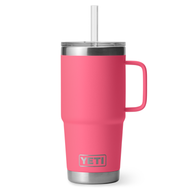 YETI Rambler 25 oz Straw Mug Tropical Pink