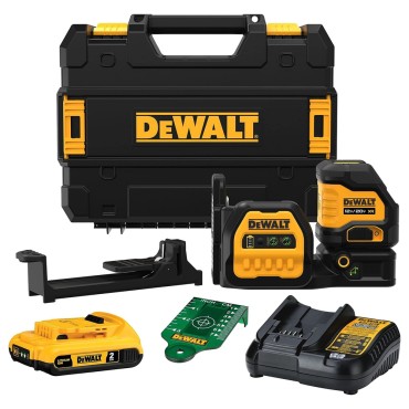 DEWALT 20V Max XR Cross Line Green Laser Kit