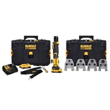 DeWalt 20V MAX Compact Press Tool Kit with CTS Jaws DCE210D2K