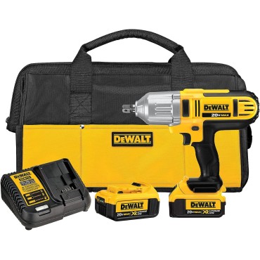 DeWALT DCF889HM2 20V MAX Lithium Ion 1/2 Inch High Torque Impact Wrench Kit