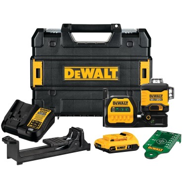 DEWALT 20V MAX XR® 3 x 360 Green Laser Kit