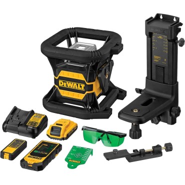 DEWALT 20V Max Tool Connect™ Green Tough Rotary Laser Kit