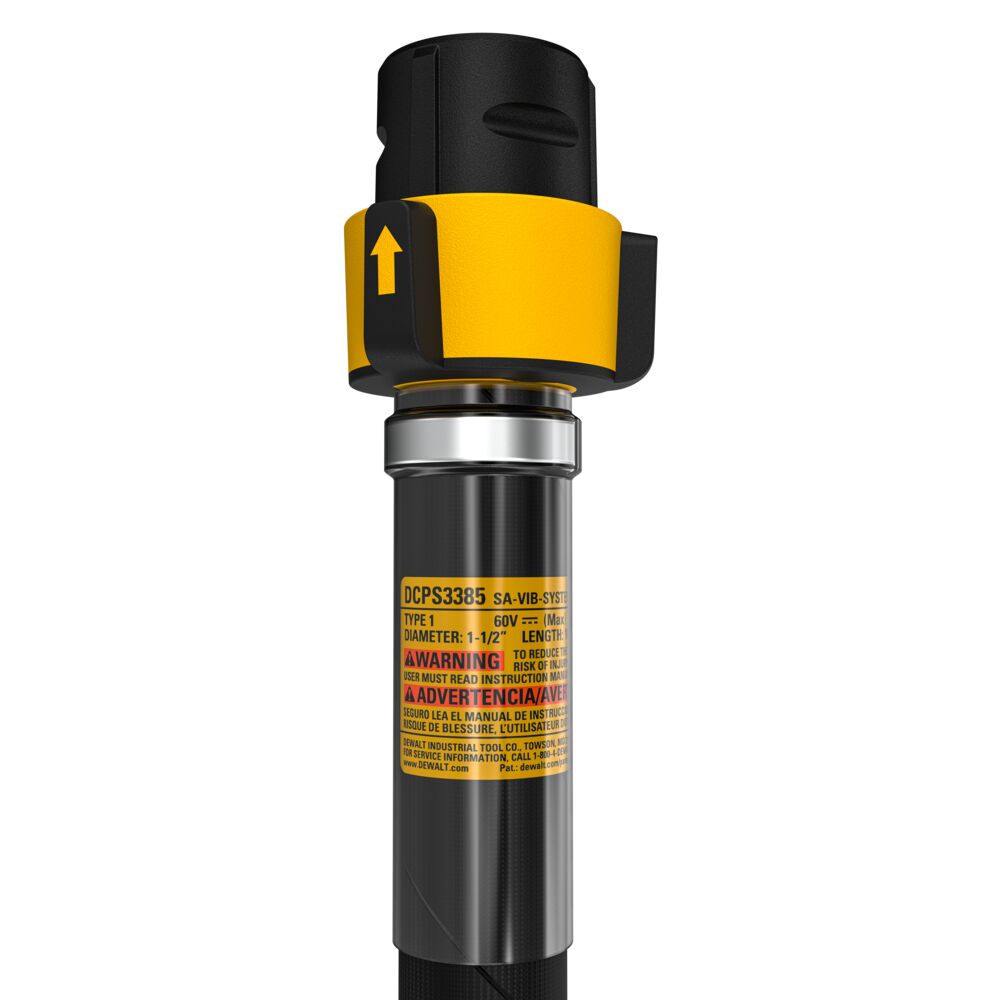 DEWALT POWERSHIFT 1.5 in. Head, 16 ft. Concrete Vibrator Shaft DCPS3385
