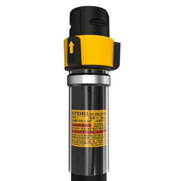 DEWALT POWERSHIFT 1.75 in. Head, 10 ft. Concrete Vibrator Shaft DCPS3453