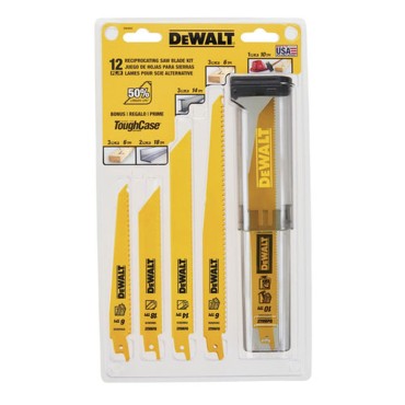 Dewalt DW4892 Reciprocating Saw Blade Kit with Case