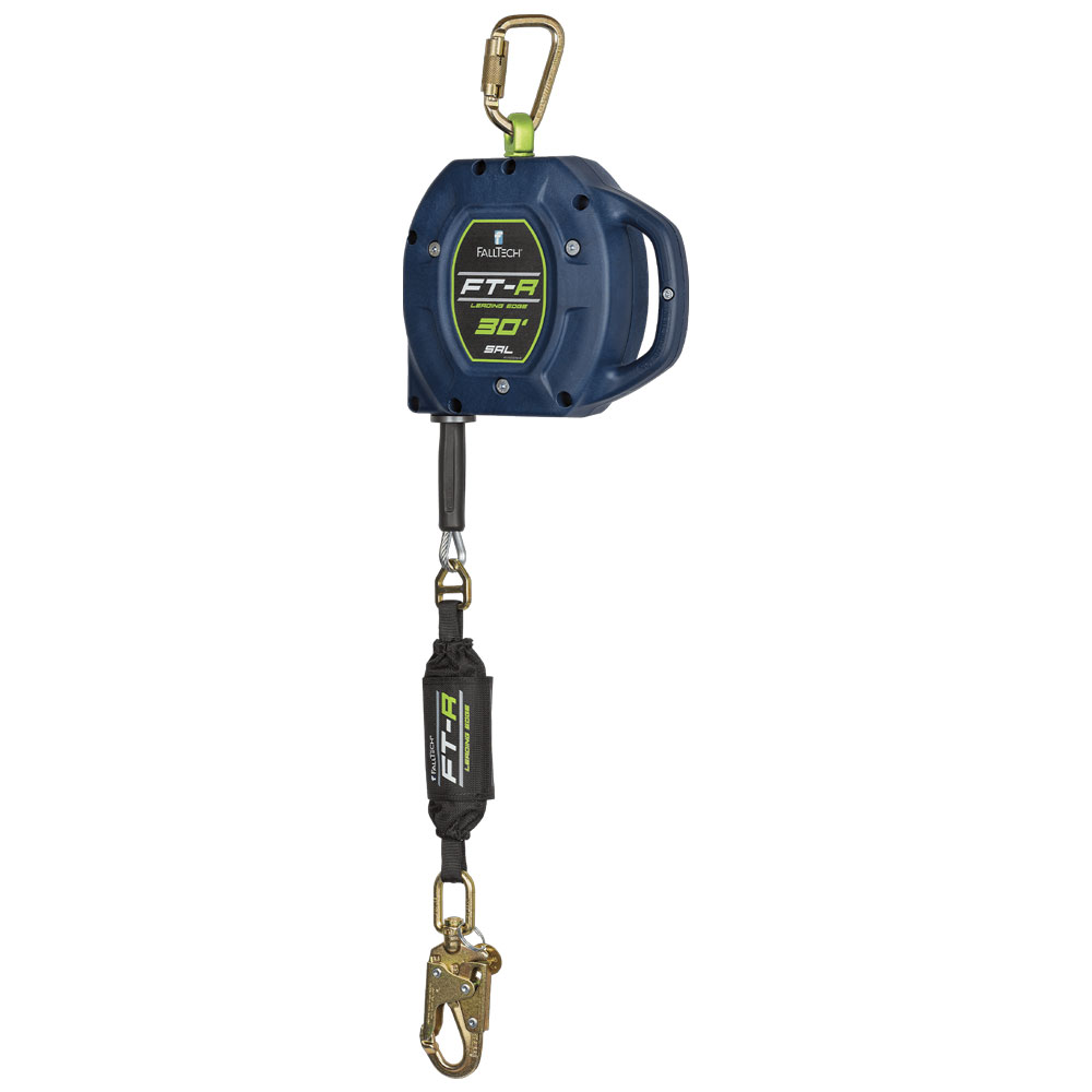 FallTech 721530LEC FT-R® Class 2 Leading Edge SRL with 30' Galvanized Steel Cable
