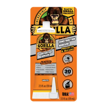 Gorilla Glue 8020002 2.5oz Construction Adhesive